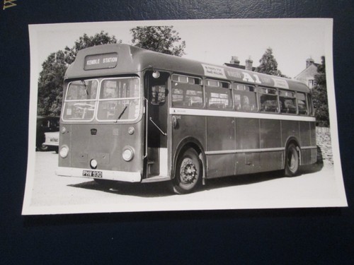Postcard bus kemble station - bus,