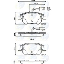 Brake Pads Set For Fiat Punto