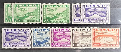 Iceland 1934 air - air, stamps-