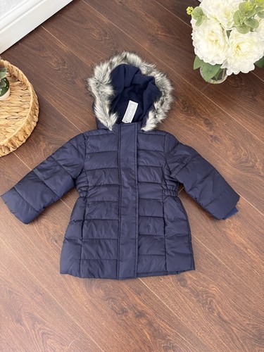 Bluezoo navy padded hooded - bluezoo,