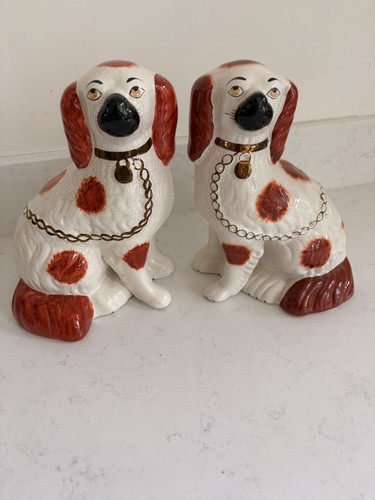 Antique staffordshire pair - antique, of