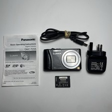 Panasonic Lumix DMC-TZ25 12.1MP Digital Camera Tested + Charger, Battery, Guide