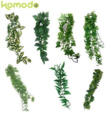 REPTILE VIVARIUM REALISTIC JUNGLE PLANTS HANGING VINE DECOR SMALL MEDIUM LARGE