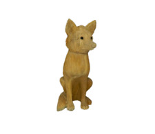 Wooden Fox Carving - Hand