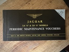 Jaguar 3.4/3.8 S-Type Periodic Maintenance Vouche Service Book E128/4 1966 VGC