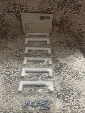 IKEA SATTA Translucent White 4 1/4" Handles Drawer 6 Pack Cabinets Dressers