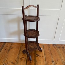 Edwardian Wooden Cake Stand