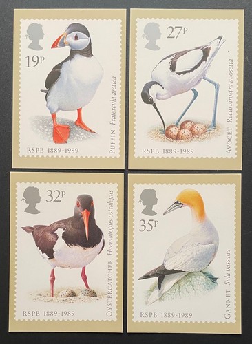 1989 rspb phq cards card - phq, 4-card