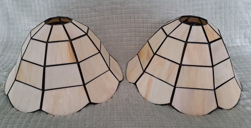 Pair vintage tiffany style - vintage,