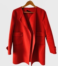 Zara handmade wool blend red