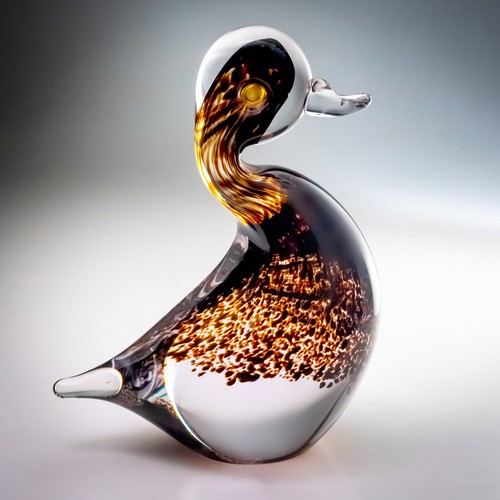 Wedgwood blown glass duck - wedgwood,