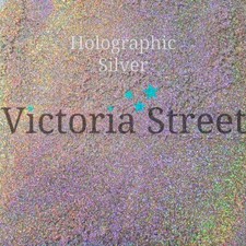 Victoria Street Glitter - Holographic Silver - Fine 0.008" / 0.2mm (Platinum)