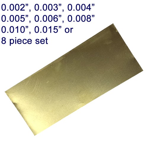 Brass shim sheet x - brass,