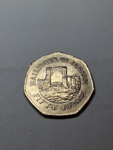 50p coin bailiwick - bailiwick, jersey