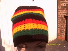 NEW ARRIVAL, Jamaica Rasta  Knit UNISEX  Tam/Beanie Hat   .......SIZE...one size