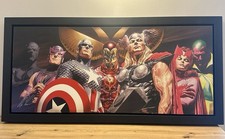 Avengers Assemble Alex Ross Signed Fine Art Giclee Print Canvas Artist Proof AP