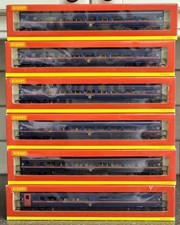 Rake Of 6 2006 Hornby GNER Mk4 Open & Restaurant Coaches