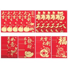  30 Pcs Red Chinese Envelopes New Year Packet Festival Lucky Money
