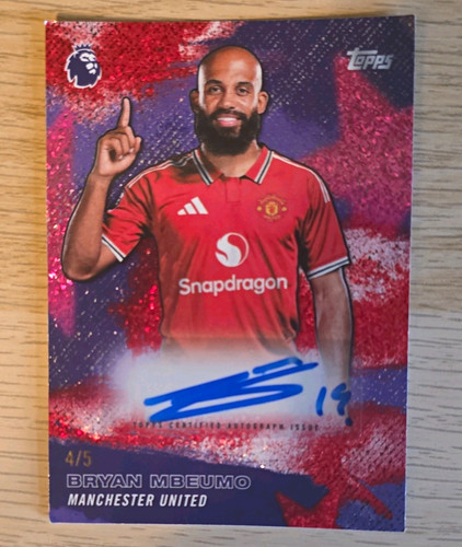 Topps bryan mbeumo manchester - topps,