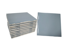 Vintage Blue Ceramic Tile 4.25