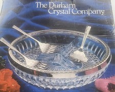 VINTAGE DURHAM CRYSTAL SILVER