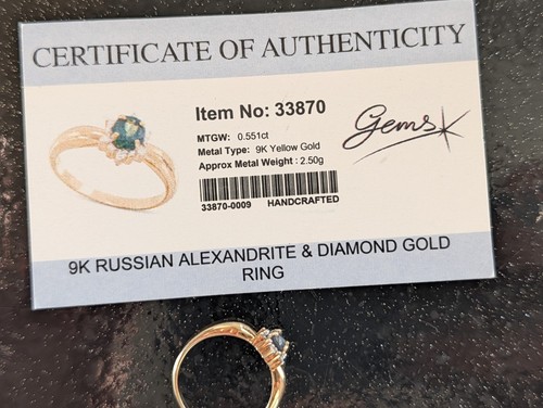 9ct yellow gold 2ct - yellow, russian