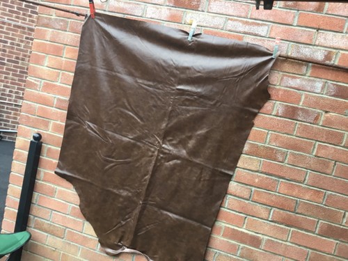 Genuine leather hide brown - genuine,