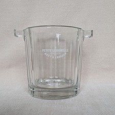 Vintage Moët & Chandon Petite Liquorelle 1980's Glass Ice Bucket xmas man cave 