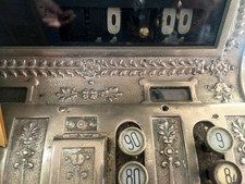 Large Antique Vintage Cash