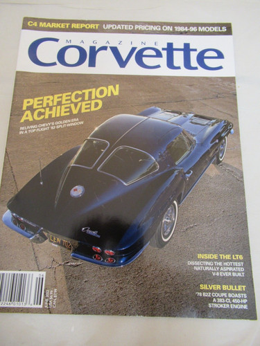 Corvette magazine book june - corvette,