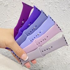 Apple Watch Strap Band iWatch Series 7/6/SE/5/4/3, 38/40/42/44mm Silicone Belts