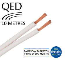 10m of QED 79 Strand White Oxygen Free Copper (OFC) HiFi Speaker Cable