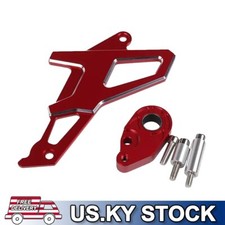 Red Front Sprocket Cover Chain