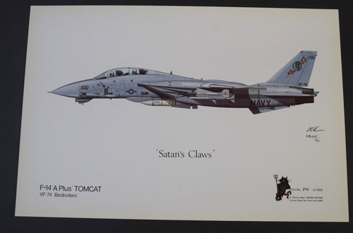 Aviation art 14a tomcat - f-14a,