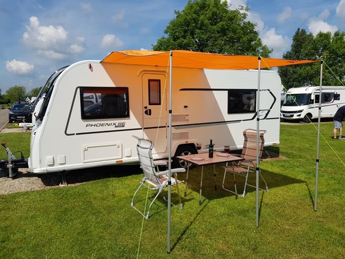 Caravan campervan awning - caravan, sun
