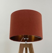 Lampshade Burnt Orange Velvet
