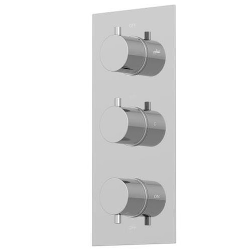 Round thermostatic mixer - round,