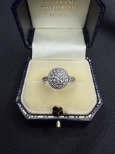 14k 1.10ct Diamond Daisy Ring