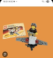Lego System 2542 Desert Adventures Plane with figure and instructions. Shell set