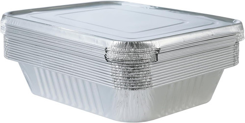 Aluminum pans with - with, lids