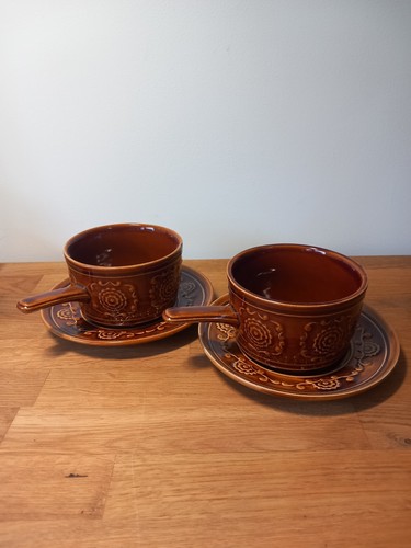 Set brown tams 1970s - 1970s, soup