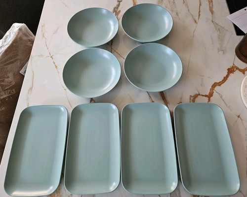 Ikea plates bowls blue - bowls, 8
