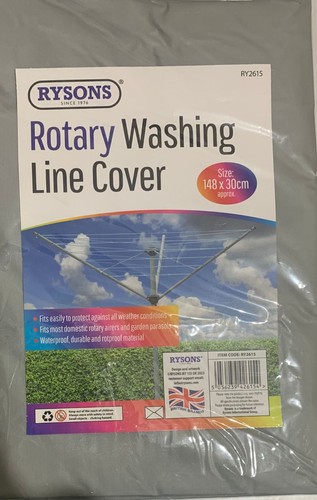 Rotary washing line cover