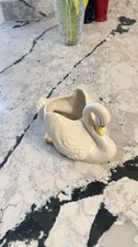 Vintage Swan Planter Vase