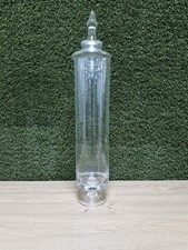 Clear glass apothecary - glass,