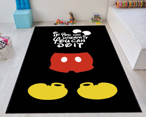Mickey mouse rug cartoon kids - cartoon,