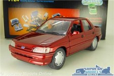 FORD ORION MODEL CAR MK3 SALOON BURGUNDY RED 1:24 1990'S DEALER SPECIAL SCHABAK