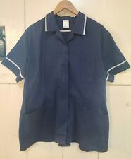 Alexandra NHS Hospital Clinic Nurse Healthcare Navy Tunic White Trim 44"
