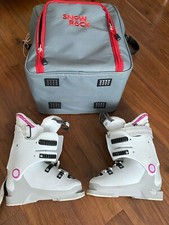Ladies Salomon Ski Xmax 70W boots Size 23.5 (UK 4) & Ski boots case.