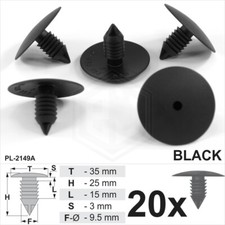 20x Fir Clips Splashguard